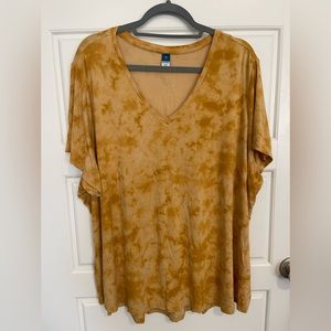 Women’s 3x old navy luxe tie dye t shirt NWOT